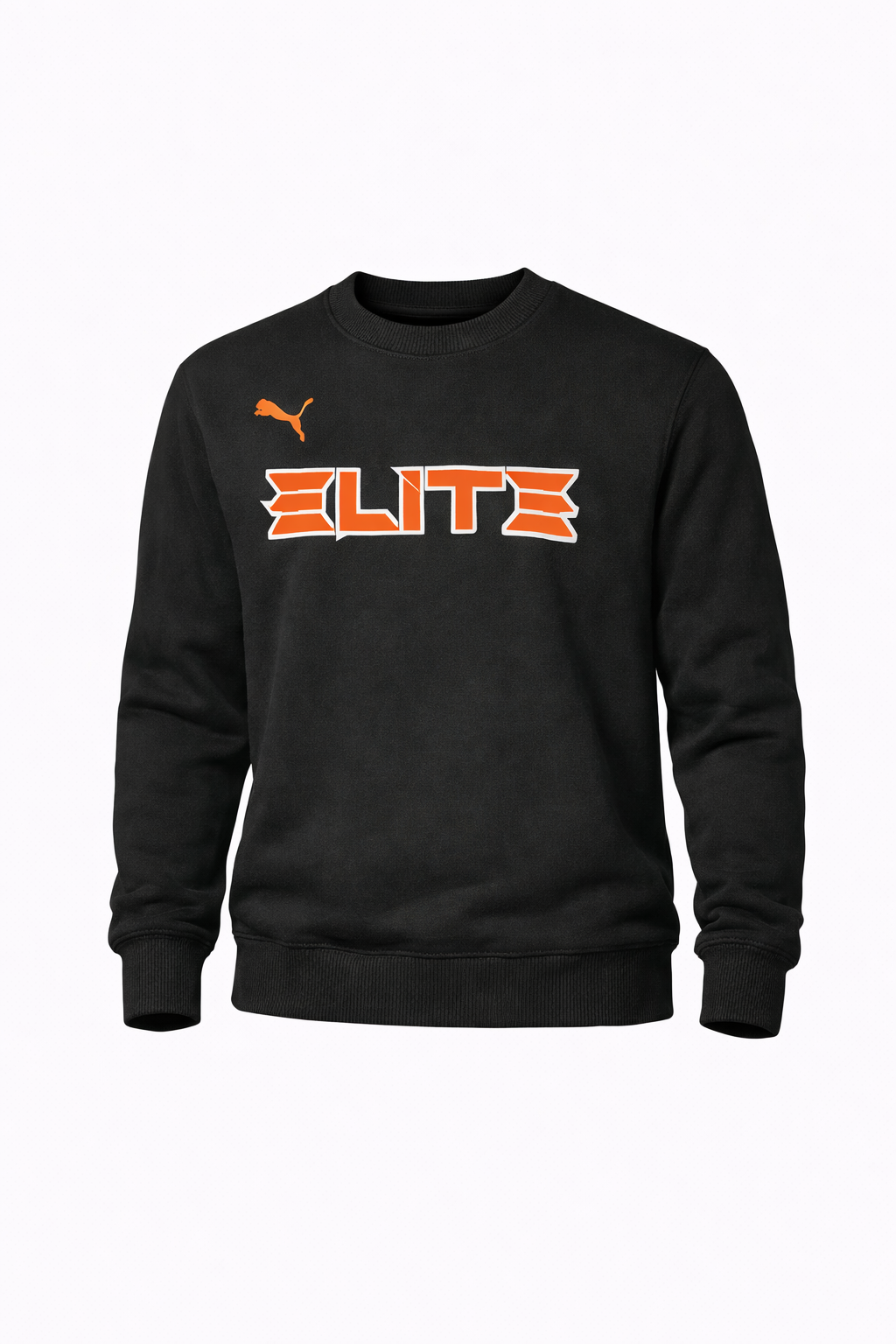 Black / Neon Orange/ Glow in the dark Border 