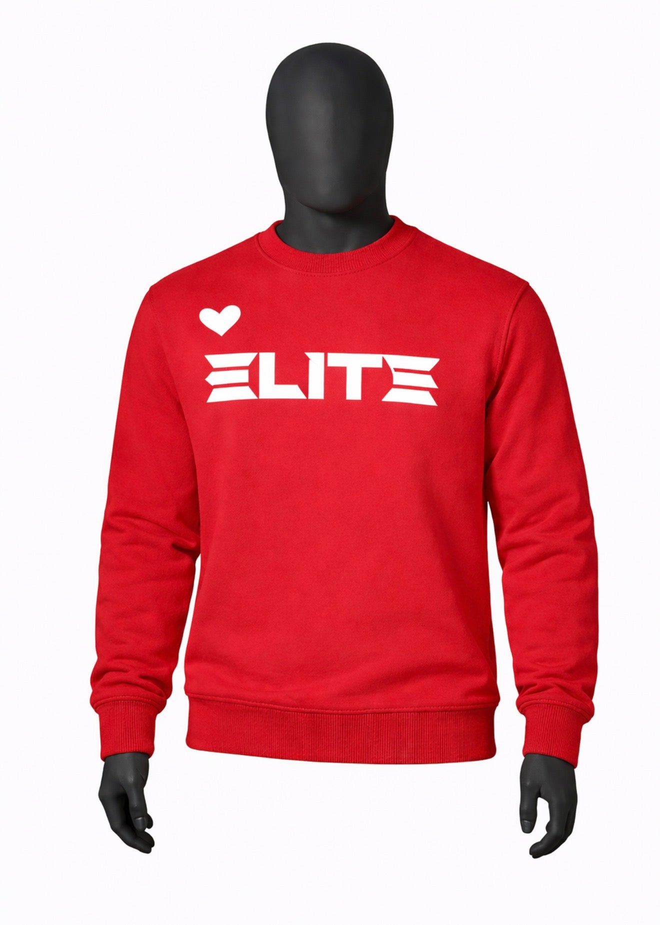 Red / White puff elite & heart 